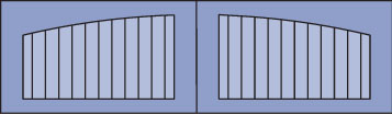 Stockton decratrim garage door window inserts