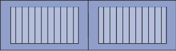 Clear decratrim garage door window inserts