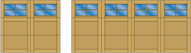 E004S - All City Garage Door - Northwest Door Garage Doors - Builder Collection Options