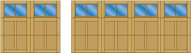 E102S - All City Garage Door - Northwest Door Garage Doors - Builder Collection Options