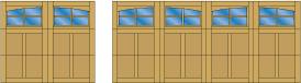 E104A - All City Garage Door - Northwest Door Garage Doors - Builder Collection Options