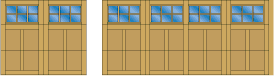 E106S - All City Garage Door - Northwest Door Garage Doors - Builder Collection Options
