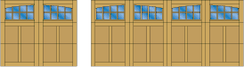 E108A - All City Garage Door - Northwest Door Garage Doors - Builder Collection Options