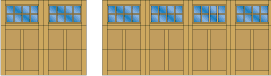 E108S - All City Garage Door - Northwest Door Garage Doors - Builder Collection Options