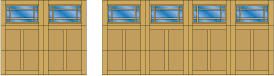 E109S - All City Garage Door - Northwest Door Garage Doors - Builder Collection Options