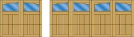 E201A - All City Garage Door - Northwest Door Garage Doors - Builder Collection Options