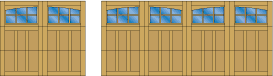 E206A - All City Garage Door - Northwest Door Garage Doors - Builder Collection Options