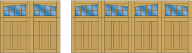 E208A - All City Garage Door - Northwest Door Garage Doors - Builder Collection Options