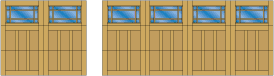 E209S - All City Garage Door - Northwest Door Garage Doors - Builder Collection Options