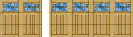 E308A - All City Garage Door - Northwest Door Garage Doors - Builder Collection Options