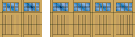 E308S - All City Garage Door - Northwest Door Garage Doors - Builder Collection Options