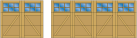 EA06S - All City Garage Door - Northwest Door Garage Doors - Builder Collection Options