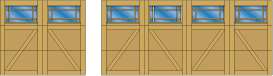 EA09S - All City Garage Door - Northwest Door Garage Doors - Builder Collection Options