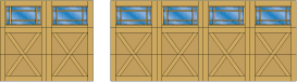 EX09S - All City Garage Door - Northwest Door Garage Doors - Builder Collection Options