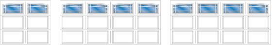 Model R009A, R009A - 2 Car Double Arch, R009A - 2 Car Single Arch