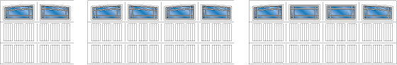 Model S209A, 2CarDoors with Double or Single Arch