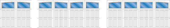 Model S201A, 2CarDoors with Double or Single Arch