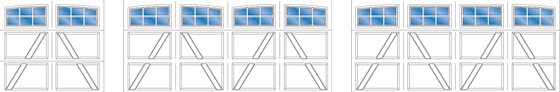 Model RA06A, RA06A - 2 Car Double Arch, RA06A - 2 Car Single Arch