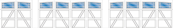 Model RA09A, RA09A - 2 Car Double Arch, RA09A - 2 Car Single Arch