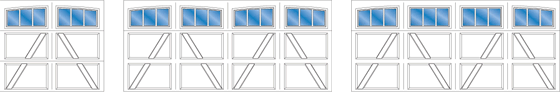 Model RA03A, RA03A - 2 Car Double Arch, RA03A - 2 Car Single Arch