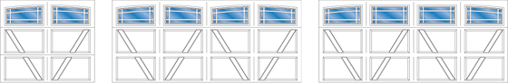 Model RV09A, RV09A - 2 Car Double Arch, RV09A - 2 Car Single Arch