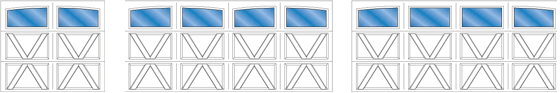 Model RX01A, RX01A - 2 Car Double Arch, RX01A - 2 Car Single Arch