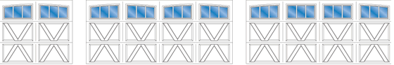 Model RX03A, RX03A - 2 Car Double Arch, RX03A - 2 Car Single Arch