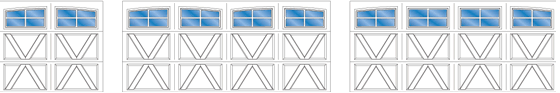 Model RX04A, RX04A - 2 Car Double Arch, RX04A - 2 Car Single Arch